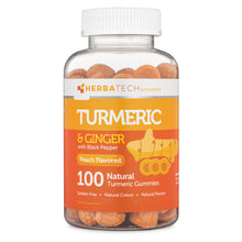 Load image into Gallery viewer, Turmeric + Ginger Gummies
