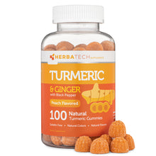 Load image into Gallery viewer, Turmeric + Ginger Gummies
